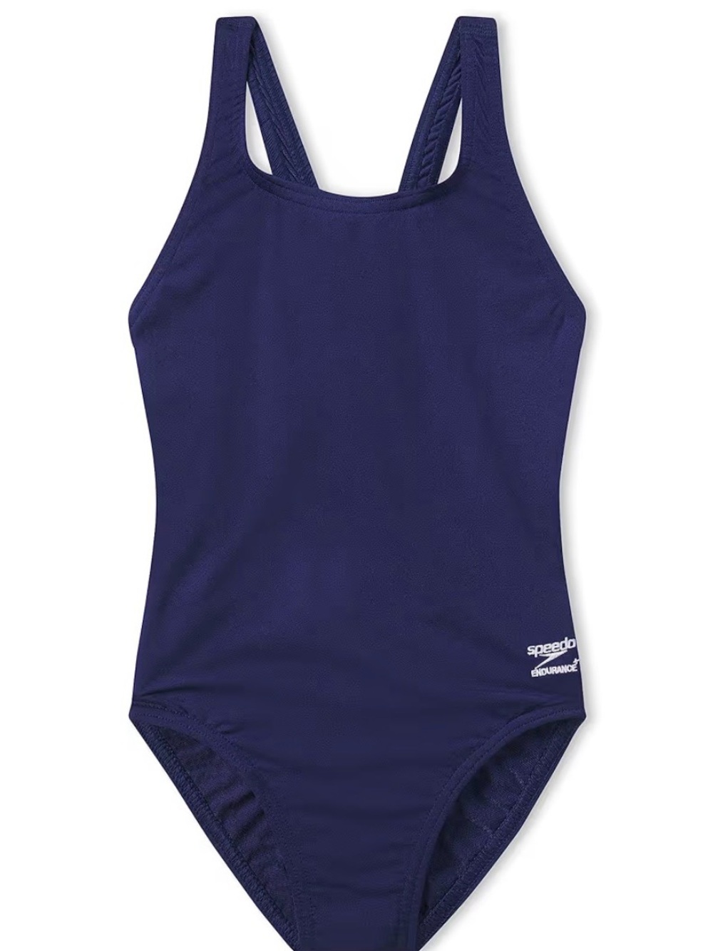 Speedo Girls Endurance Navy Blue One-Piece Swimsuit size 6/22